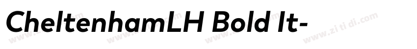 CheltenhamLH Bold It字体转换